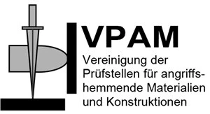 GERMAN VPAM KDIW standard Punch and impact protection GERMAN VPAM KDIW standard Punch and impact protection